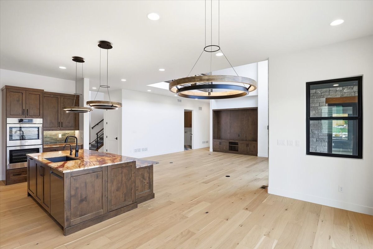 Plan 3461 kitchen and great room