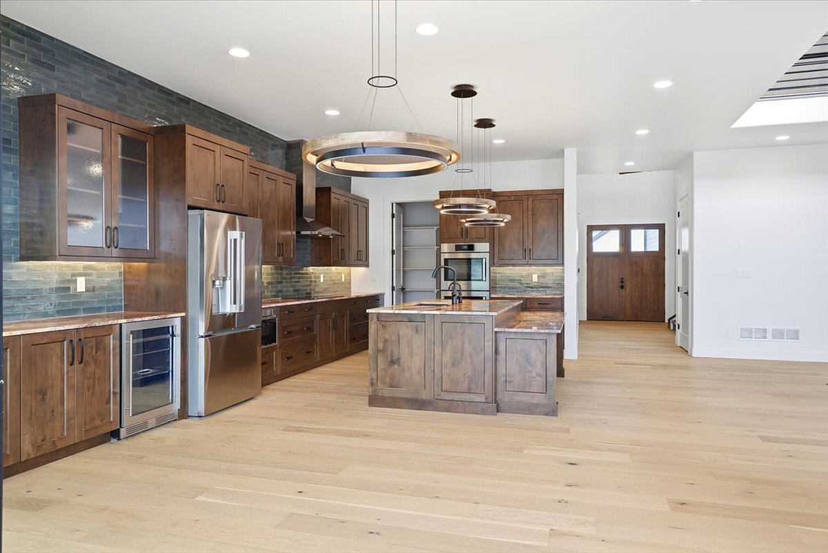 Plan 3461 kitchen view from dining area