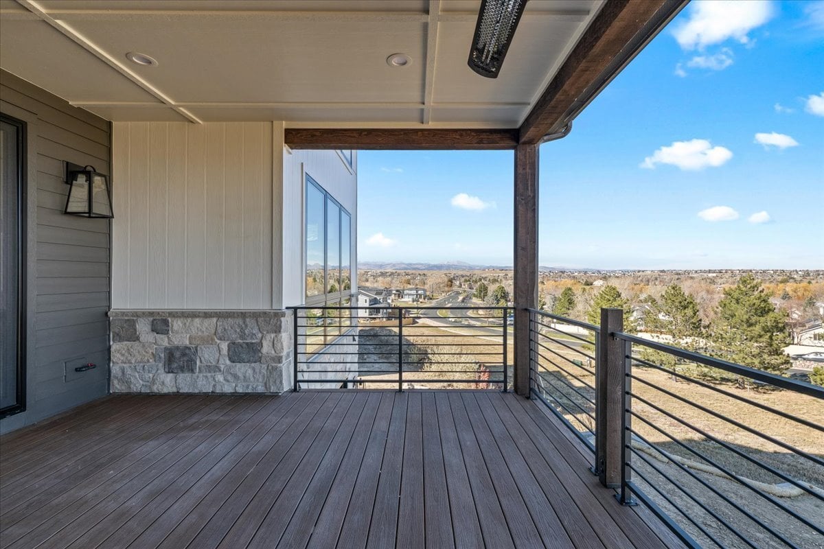 views from large deck off great room