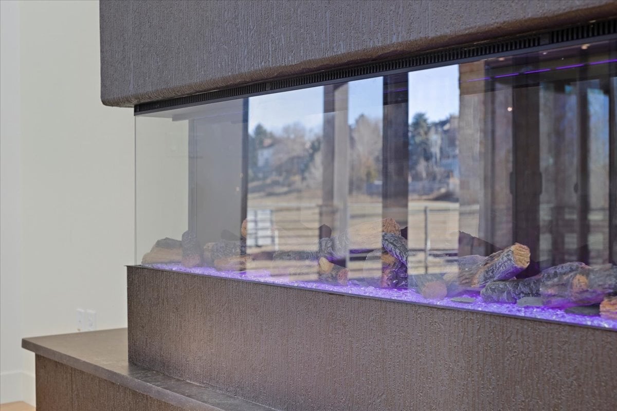 Plan 4977 electric fireplace detail