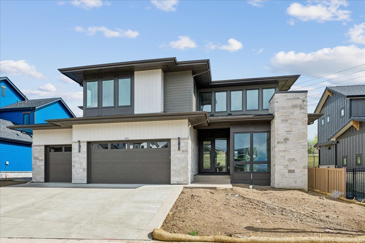 Plan 4871 exterior front of home in Louisville, CO