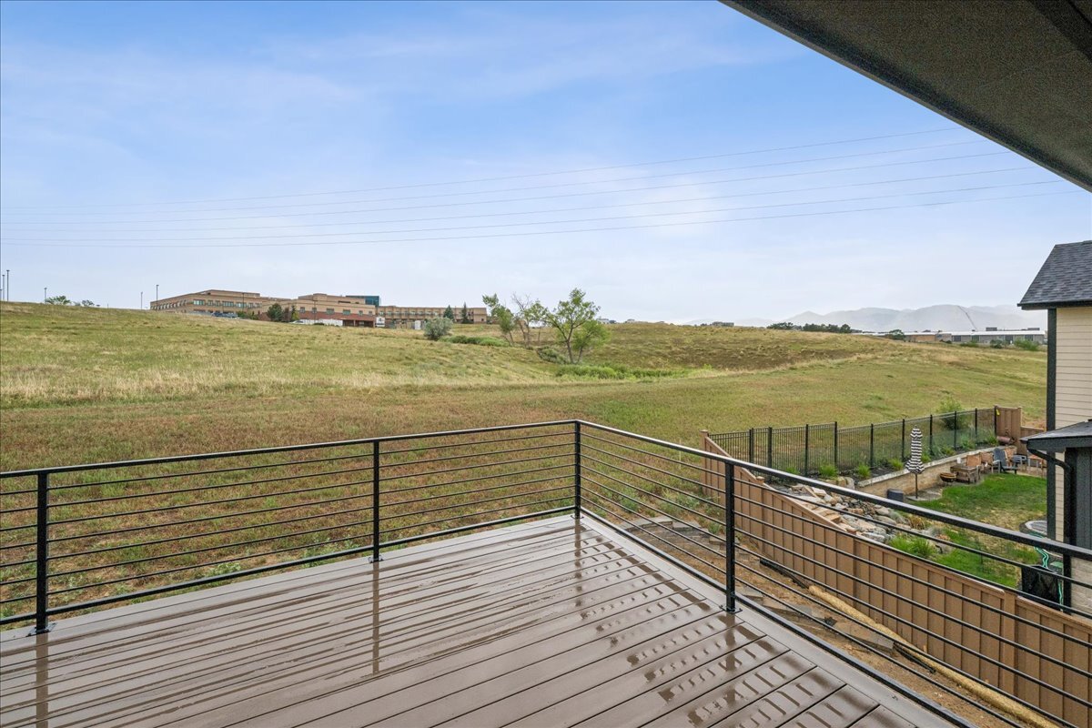 view from primary suite deck