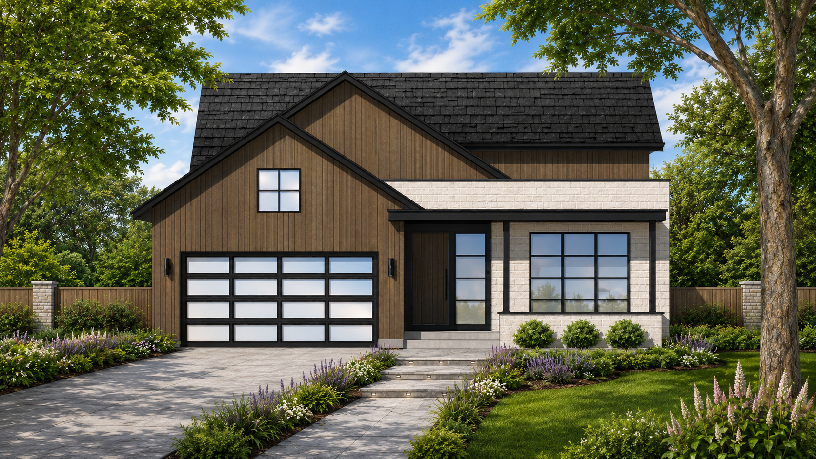 Lot 13 rendering with landscape