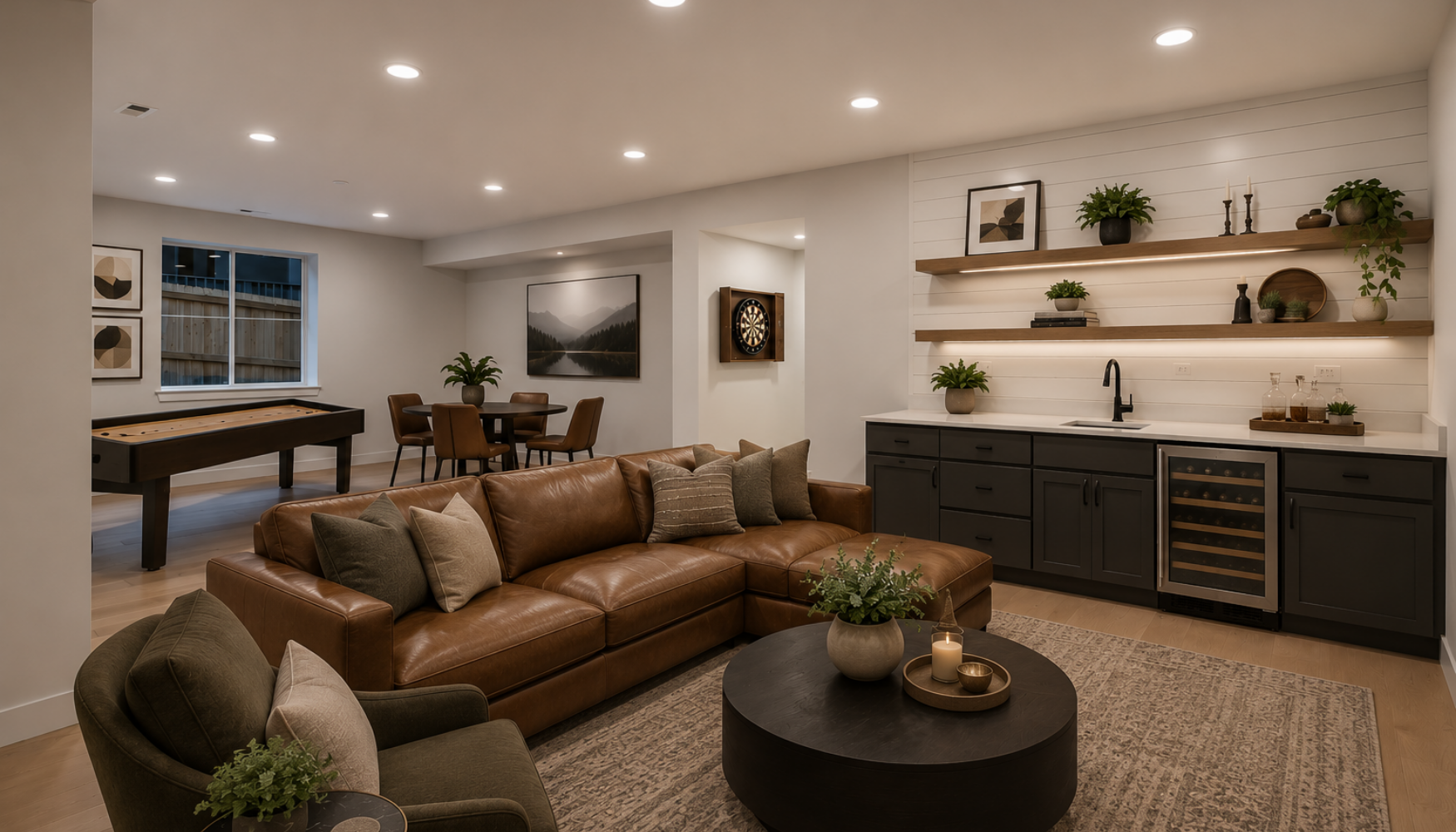 Reverse walk-out rec room-1