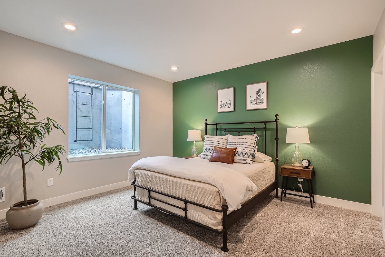 basement guest bedroom suite